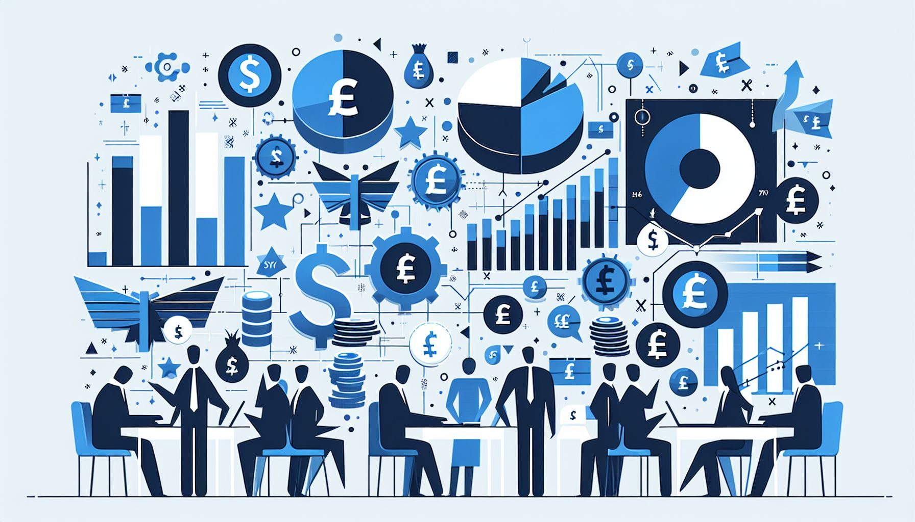 A contemporary infographic showcasing the percentages and details of the Cyprus tax system, including examples of corporate tax rates and exemptions.