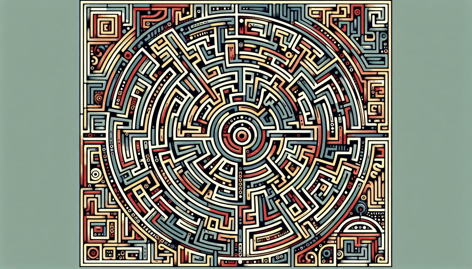 An abstract image of a labyrinth or complex structure, signifying the challenges faced by businesses in understanding and adapting to Finland's sustainability rules and regulations.